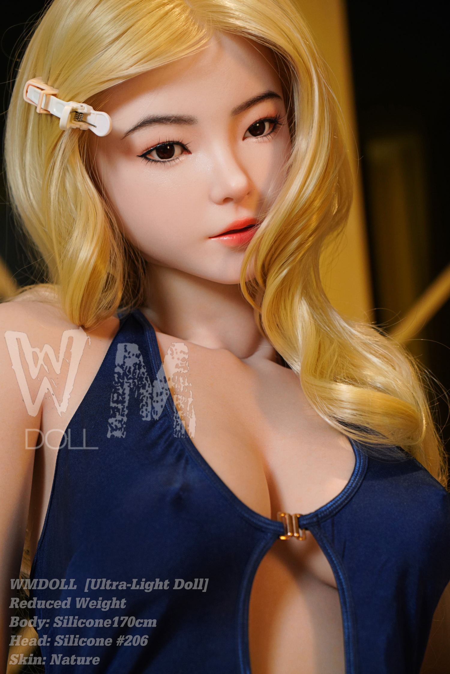 170cm (5 feet 7 inches) Ultra-Light silicone sex doll，head #206